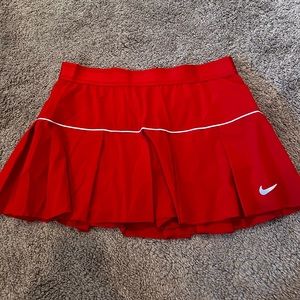Red Nike skirt